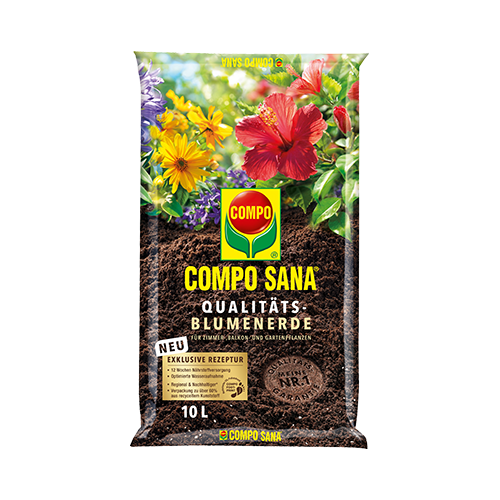 COMPO SANA® Qualitäts-Blumenerde 10 l