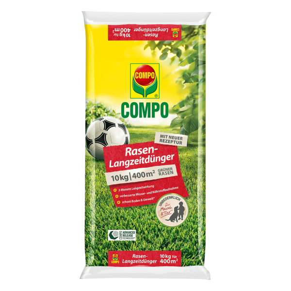 COMPO Rasen Langzeit-Dünger 10 kg HC