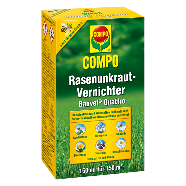 COMPO Rasenunkraut-Vernichter Banvel® Quattro 150 ml Pfl.Reg.Nr. 3191-907