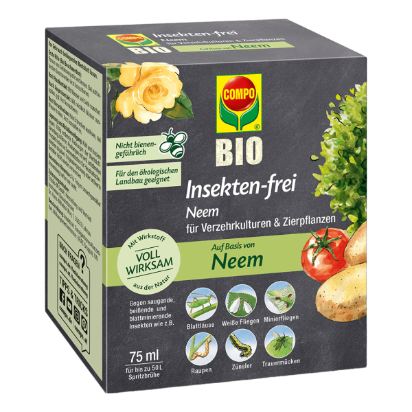 COMPO BIO Insekten-frei Neem 75 ml, österr.Pfl.Reg.Nr.: 2699-902