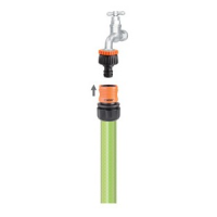 Claber Starterset 3/4", Jet Sprühdüse, Multi Hahnverbinder, 2 Schnellkupplungen