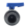 PVC Kugelhahn IG mit 2 Überwurf-Verschraubungen, 1 1/2" IG, PN16