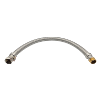 Flexibler Edelstahlschlauch, 80 cm, 1" IG x AG...