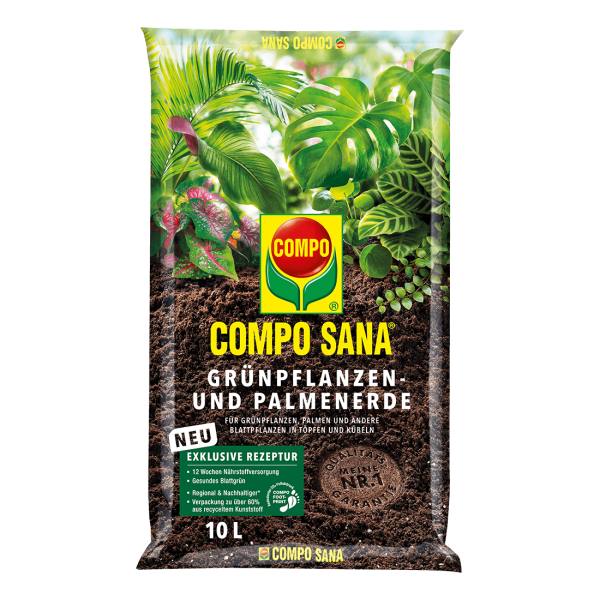 COMPO SANA® Grünpflanzen- und Palmenerde 10 l