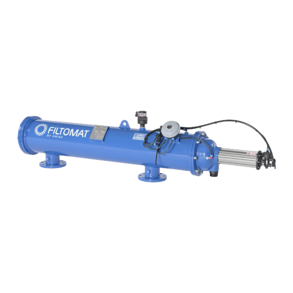 AMIAD Filtomat Modell M100-4500 komplett mit Sieb, ADI-P Controller, 6" Filter (M106-LP), 80-120m³/h