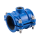Anbohrschelle Gusseisen epoxidbeschichtet für PE/PVC Rohre, 180 x 1 1/4"
