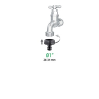 Claber Multi Hahnverbinder Schnellkupplung Männchen x 1" bzw. 3/4" IG