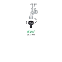 Claber Multi Hahnverbinder Schnellkupplung Männchen x 3/4" bzw. 1/2" IG