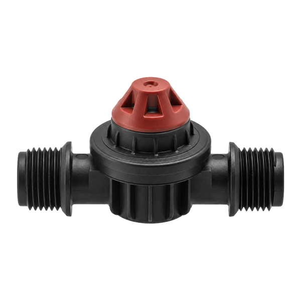 Auslaufsperrventil DNL, 1/2" AG, 0,2 bar, rot, selbstschließend