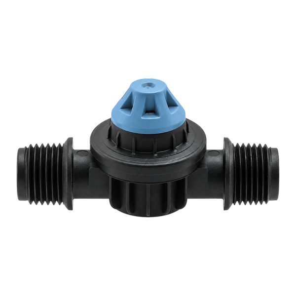 Auslaufsperrventil DNL, 1/2" AG, 0,8 bar, blau, selbstschließend