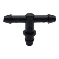 Micro-T-Startverbinder für Microschlauch PVC 4/6 mm
