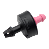 iDrop Light PC CCS Multifunktionaler druckkomp. Tropferauslass mit Stachel, 1,1 l/h, rosa
