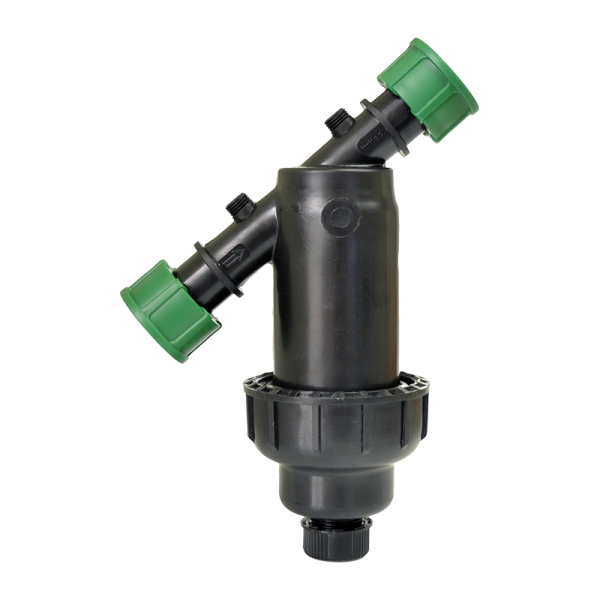 Scheibenfilter Kunststoff Modell "D", 120 Mesh, 5 m³/h, 1" IG, Swivel