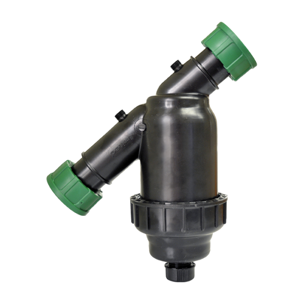 Siebfilter Kunststoff Modell "E", 120 Mesh, 10 m³/h, 1 1/2" IG, Swivel