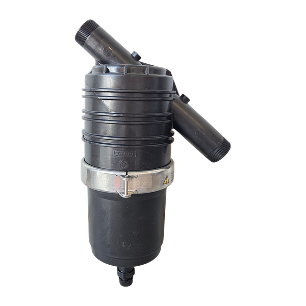 Scheibenfilter mit Niroverschluss Modell "H", 120 Mesh, 25 m³/h, 2" AG