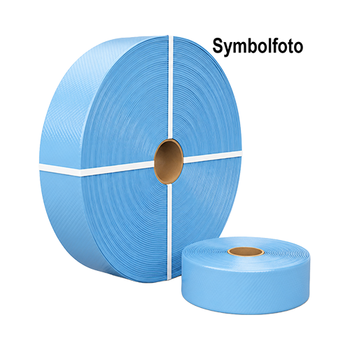 Flachschlauch Flat Hose S, 4,0 bar, hellblau, 4" (103 mm), 100 m/Rolle