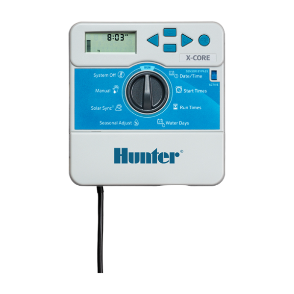 HUNTER Steuerung X-Core 24 VAC innen, ext. Trafo, 2 Ventile