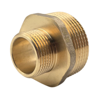 Messing Reduziernippel, 2" AG x 1" AG