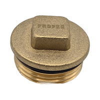 Messing Stopfen, 3/4" AG