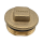 Messing Stopfen, 1" AG