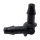 90° Winkel Steckverbinder für Microschlauch 4,5 mm, Stachel