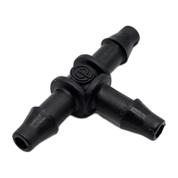 90° T-Stück Steckverbinder für Microschlauch 4,5 mm, Stachel