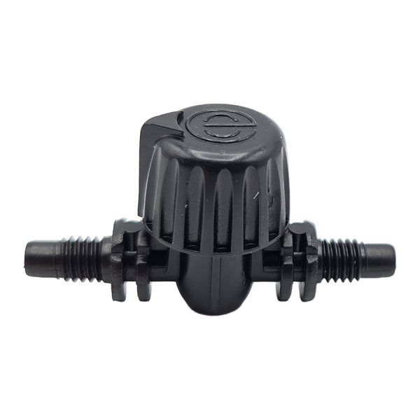 Micro-Hahn für Microschlauch 4,5 mm, Feingewinde