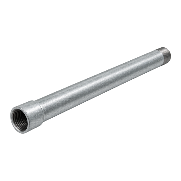 Aluminium Gewinderohr 3/4" IG x AG, 1 m