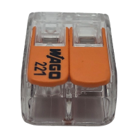 WAGO COMPACT-Verbindungsklemme, 4 mm², mit Hebel, 2-Leiter