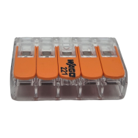 WAGO COMPACT-Verbindungsklemme, 4 mm², mit Hebel, 5-Leiter