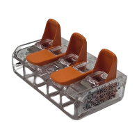 WAGO COMPACT-Verbindungsklemme, 4 mm², mit Hebel, 5-Leiter