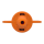 NETAFIM SpinNet Microsprinkler FLT, Pressfit männlich, Drehzapfen grau, 90 l/h, 8,5 m, Düse orange
