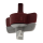 NETAFIM SpinNet Microsprinkler FLT, Pressfit männlich, Drehzapfen grau, 120 l/h, 9 m, Düse rot