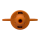 NETAFIM SpinNet Microsprinkler LR, Pressfit männlich, Drehzapfen grün, 90 l/h, 8,5 m, Düse orange