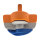 NETAFIM SpinNet Microsprinkler SR, Pressfit männlich, Drehzapfen blau, 90 l/h, 6,5 m, Düse orange