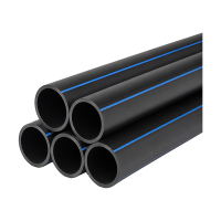 HDPE Rohr DA140, 6 m/Stange, PN10, DVGW
