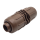 Schraubkupplung braun, 16 x 16, für Tropf-/PE-Rohre