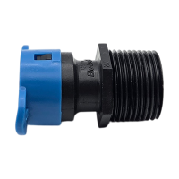 Blu-Lock Kupplung gerade, 15 mm x 1/2" AG