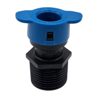 Blu-Lock Kupplung gerade, 15 mm x 3/4" AG