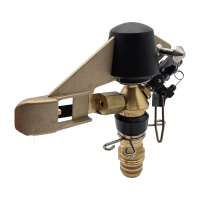 Perrot ZA-7 W Schwinghebelregner, Teilkreis, 1/2" AG, Düse 4