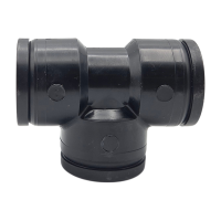 90° T-Stück Fitting Kunststoff, 1 1/2" IG