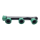 3-Wege Verteiler mit O-Ring 1" AG x IG x IG x IG x IG