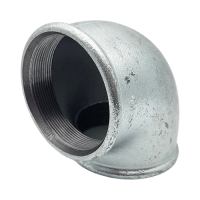 Temperguss 90° Winkel, verzinkt, 3/4" IG