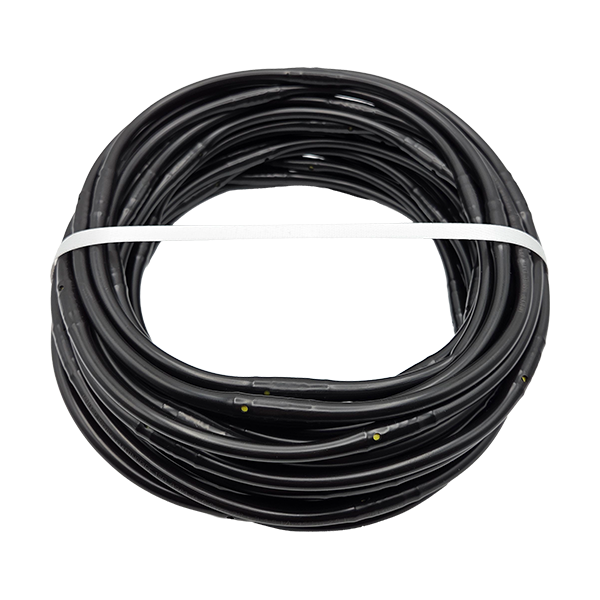 Minidrip Tropfrohr, 6,6/5 mm, 30 cm, 1,5 l/h, 15 m/Rolle