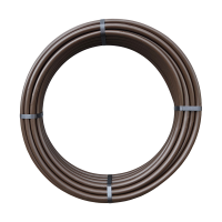 Multibar F a.s. Tropfrohr, Anti-Siphon, 16 mm, 33 cm, 2,1 l/h, 50 m/Rolle, dunkelbraun, unterirdisch