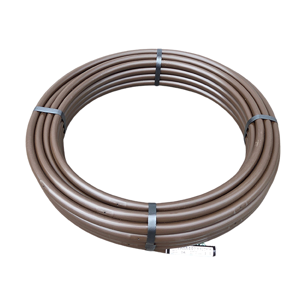 Multibar F a.s. Tropfrohr, Anti-Siphon, 16 mm, 33 cm, 2,1 l/h, 100 m/Rolle, dunkelbraun, unterirdisch