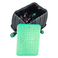 Ventilbox vormontiert, rechteckig, Standard 9 V, 4...