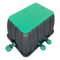 Ventilbox vormontiert, rechteckig, Standard 9 V, 4...
